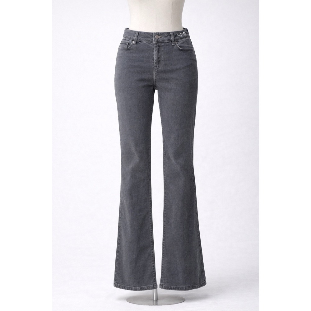 Gap 1969 Perfect Boot Corduroy Pants Jeans Women's Size 32 14 31 Color Pavement
